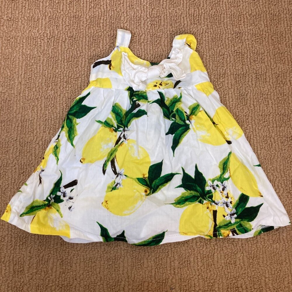 Patpat Dress Lemons Girls 18 months 18M Sun Dress Summer Floral